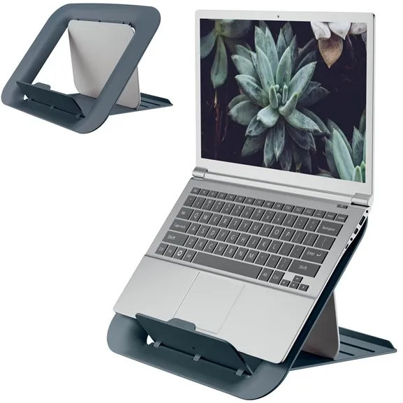Leitz Ergo Cosy justerbar laptop stand, 80% recirkuleret plast Fløjlsgrå